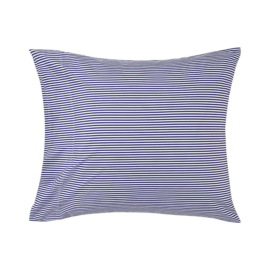 Organic Cotton Shirting Stripe Sham