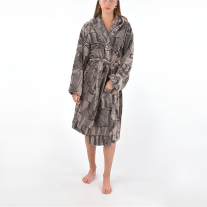 New Liquid Logo Bathrobe