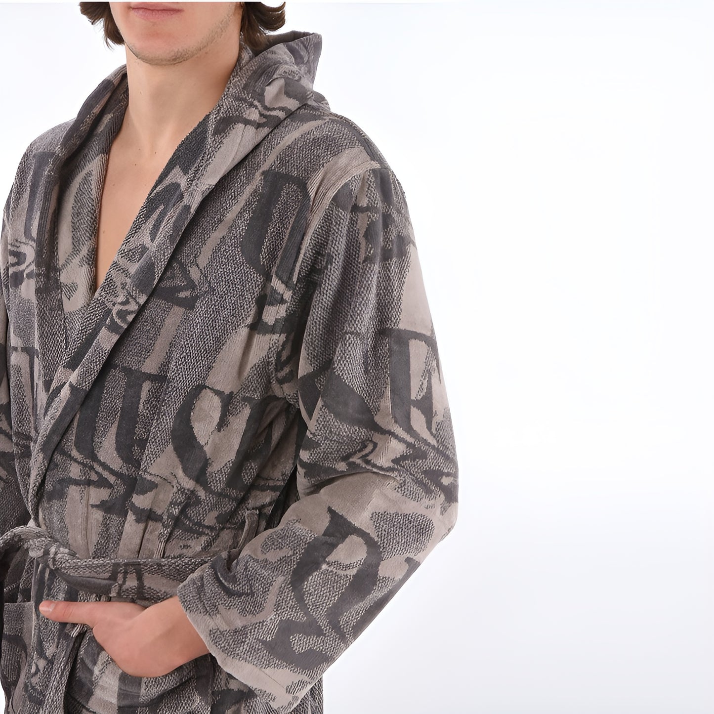 New Liquid Logo Bathrobe