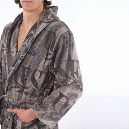 New Liquid Logo Bathrobe